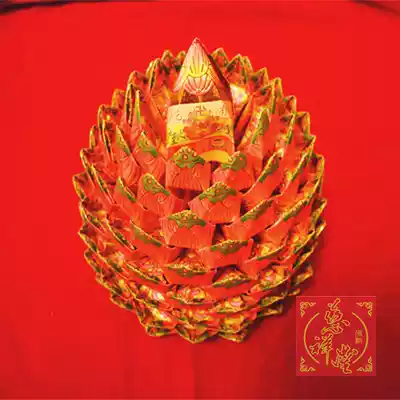 Cixiangtang Buddhist supplies handmade best lotus flower for Buddha paper products cornucopia Buddha folding Lotus gold