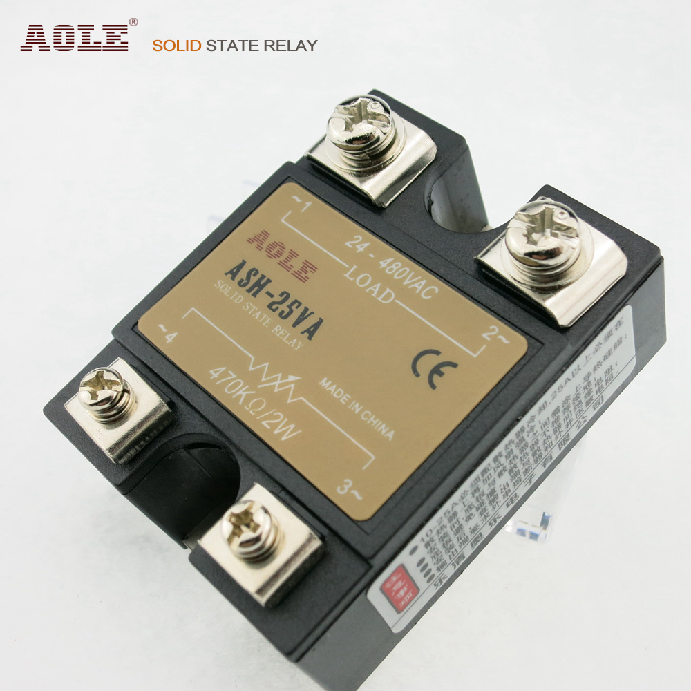 ALok ASH-25VA single-phase small AC solid-state booster module 25A potentiometers regulate current supply of goods