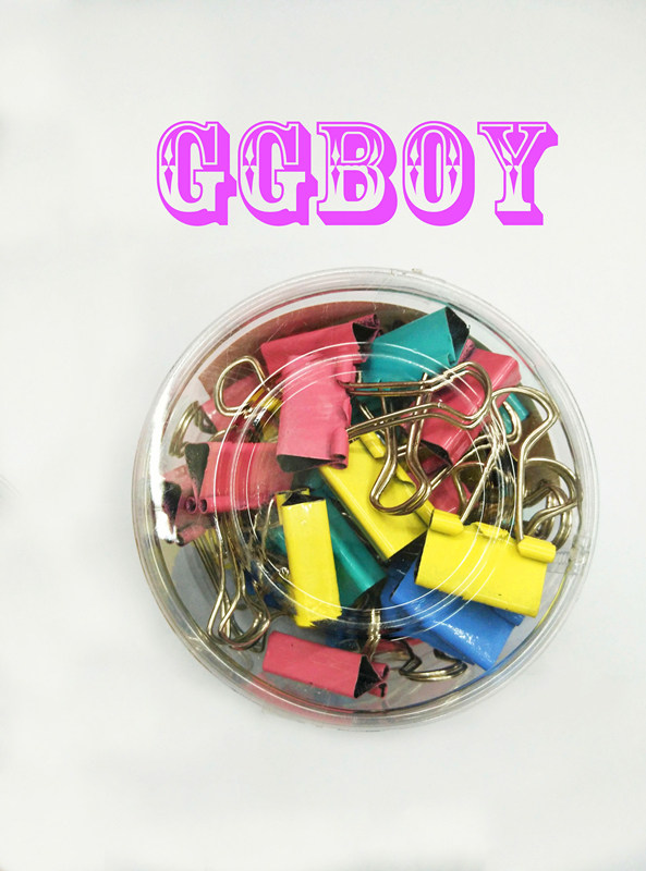 Color counter clamp 15M19mm 25mm 32mm 41mm 51mm office supplies wholesale long tail clip