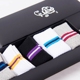 Hộp quà mùa thu và mùa đông nam ống cotton vớ vớ kinh doanh cotton đen khử mùi mồ hôi vớ tất nike cao cổ Bộ quà tặng