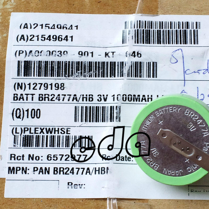 Original Japanese Panasonic Panasonic BR2477A HBN button for battery 3V1000MAH 