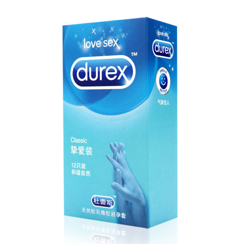 杜蕾斯 挚爱装12只避孕套安全套 和谐自然  成人用品
