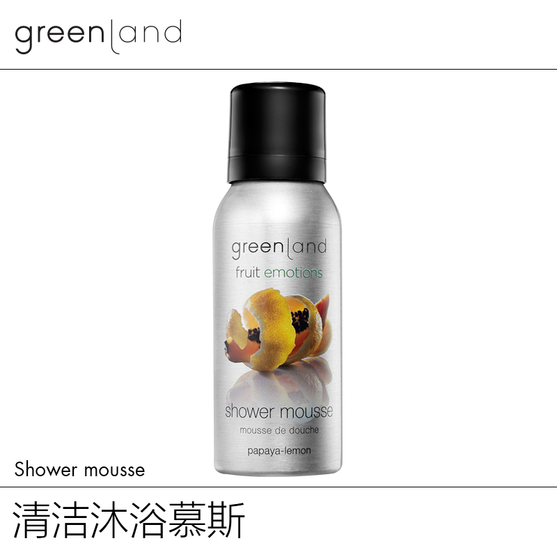 荷兰进口Greenland沐浴露慕斯水果精华持久留香嫩白滋润男女50ml