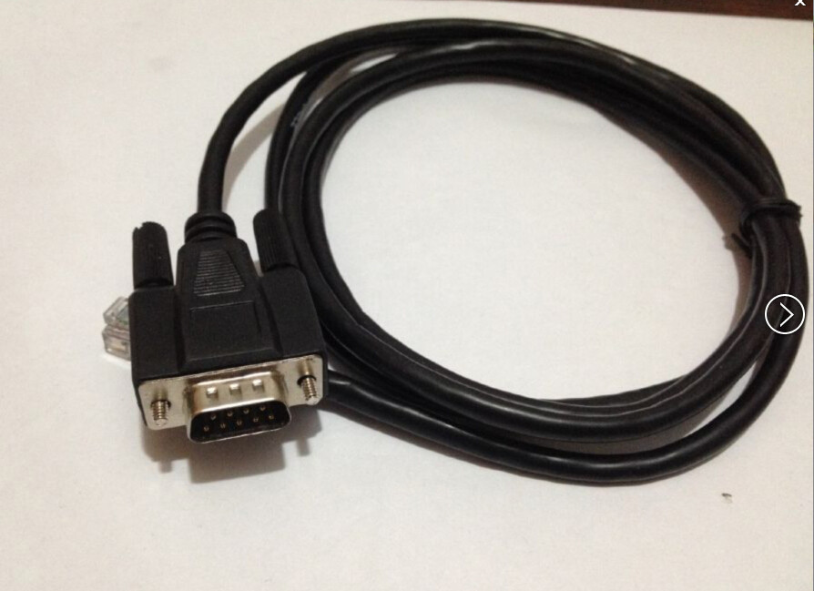 The connecting cable RJ45 to serial port DB9 male RJ45 to 232 wire crystal head to DB9 pin cable cable length is 1.5 meters