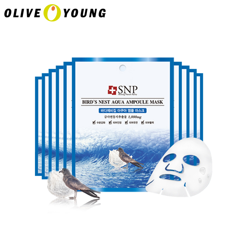 【oliveyoung】SNP 燕窝海洋水库面膜深层保湿10片 韩国正品