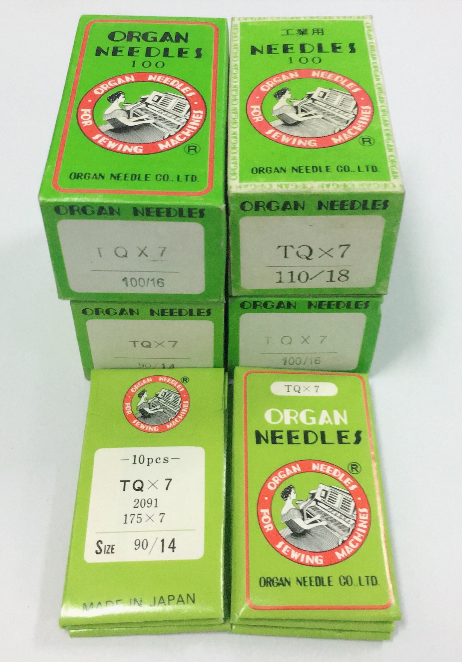 Japanese organ machine needle industrial sewing machine needle old packaging 18th needle TQ*7 TQX7 nail buckle long needle processing price