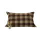 Gối cotton nguyên chất kẻ sọc tối và bẩn gạc mới gối da lớn thấm mồ hôi mềm mại - Khăn gối khăn bông gối Khăn gối