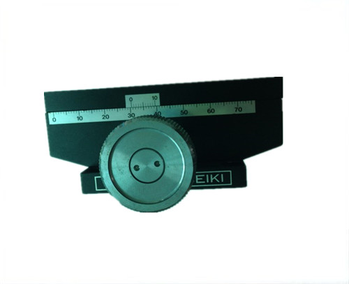 Swallowtail groove precision displacement fine tuning manual drive sliding table X axis monolayer