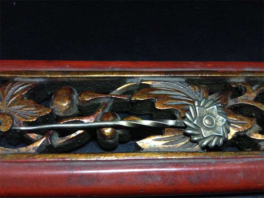 Ming Qing Su Langcheng Flower Silver Coal Large Open Door Su Hair Fidelity Old