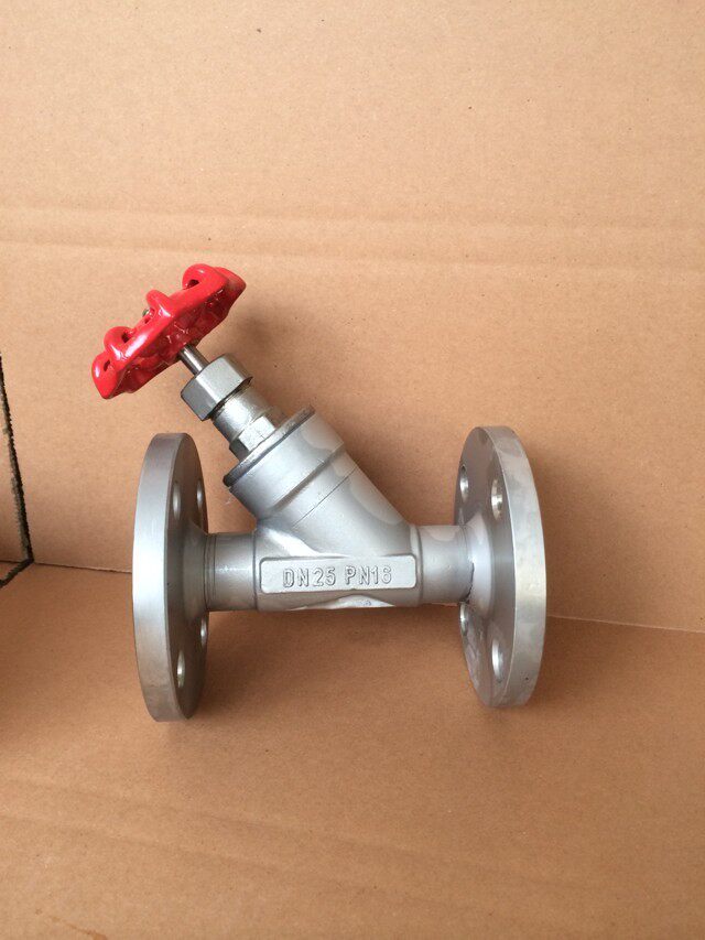 Manual 304 Flange Angle Seat Valve Y-Angle Seat Valve 2482