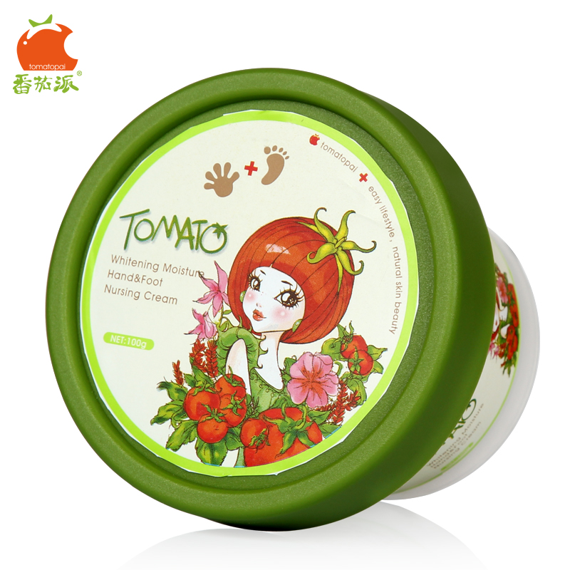 【天猫超市】番茄派 手足霜护手霜100g 嫩白去角质手足膜防裂补水