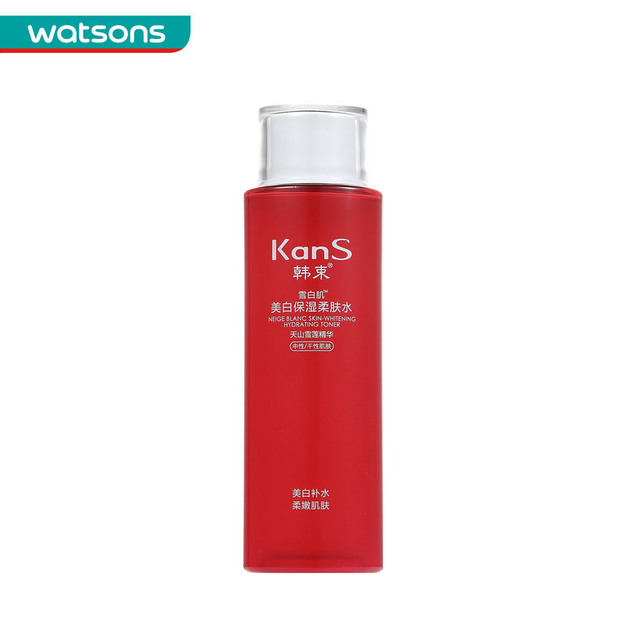 【屈臣氏】韩束雪白肌美白保湿柔肤水(天山雪莲精华)200ml