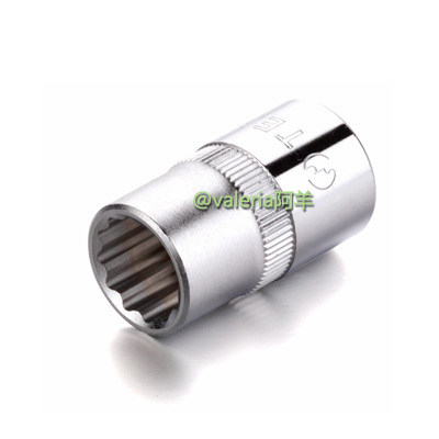 TEKIRO Taiwan Takoma 1 2quot series socket (12-angle) big fly socket plum socket wrench