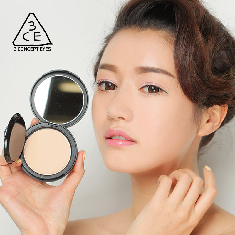 STYLENANDA官方 3CE SLIM FIT POWDER PACT丝滑细腻不脱妆粉饼 8g