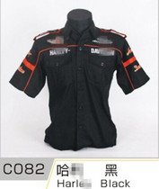 2015 new F1 racing suit summer short-sleeved shirt auto repair work clothes fully embroidered ready stock C082