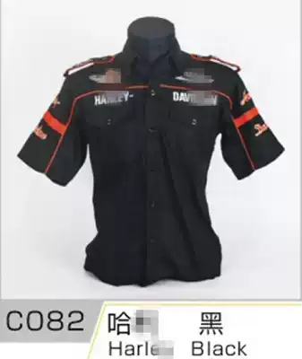 2015 new F1 racing suit summer short-sleeved shirt auto repair overalls full embroidery spot C082