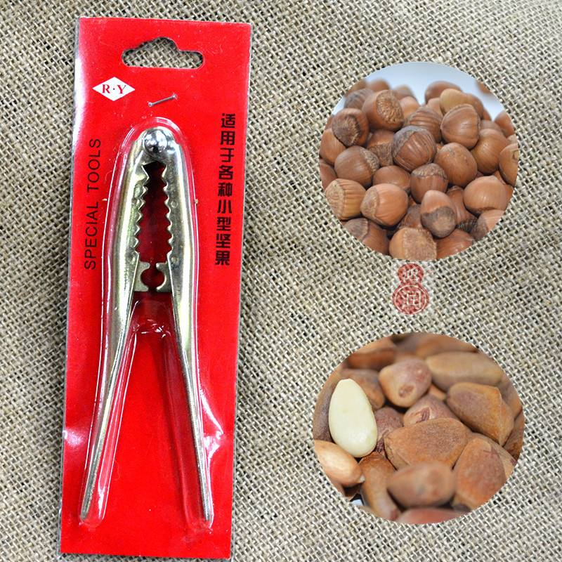 Small nut clip tools such as pine nuts and hazelnuts are clean and sanitary pliers are convenient.
