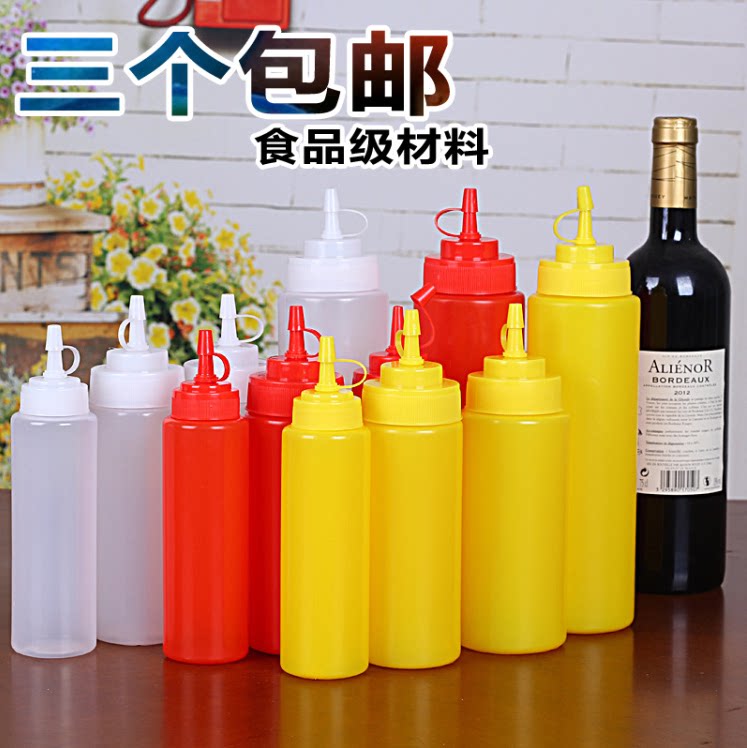 Squeeze Bottle Jam Maker Tomato Sauce Salad Bottle Squeeze Bottle Cream Bottle Sushi Scallion Pancake Jam Bottle