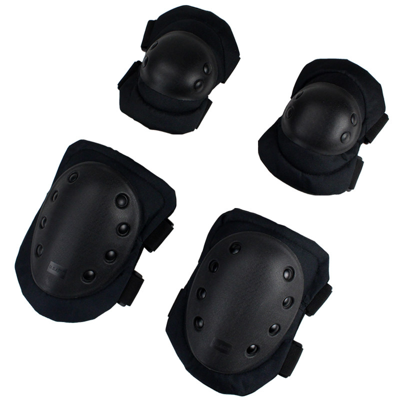 American Black Eagle Protector Outdoor CS Kneecap Protective Elbows Elbow Guard Sports Riding Protection Kit Tactical Protective Gear Armguard