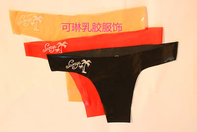 New Latex one-piece formed thong pants, latex coat, sexy underwear real photos, Queen of T pants, fun and shaping