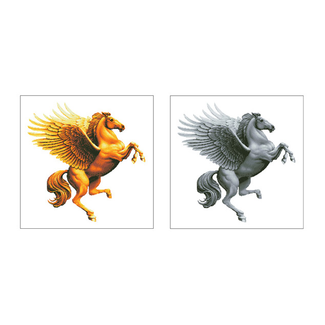 New flying horse cross stitch embroidery-Taobao