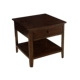 Qingdao đồ gỗ rắn tinh khiết cũ bên sồi đỏ một vài American bảng óc chó màu đen cà phê sofa bảng bên phía góc của bảng - Bàn trà