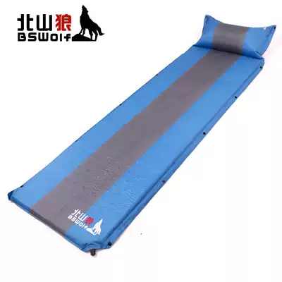 Beishan Wolf automatic inflatable mat Outdoor inflatable mat widened and thickened camping lunch break moisture-proof mat sleeping mat