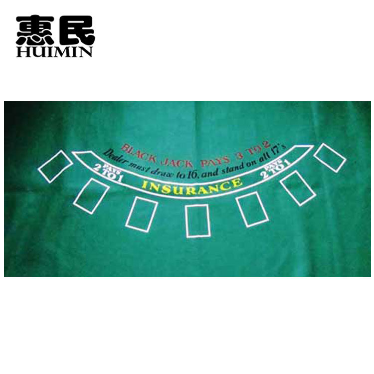 Non-woven fabric 21:10 People Texas poker table cloth table bustable mud double-sided pattern 90 * 180 cm table cushion-Taobao