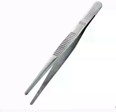 Stainless steel tweezers 15-30cm medical tweezers water grass clip round head tweezers