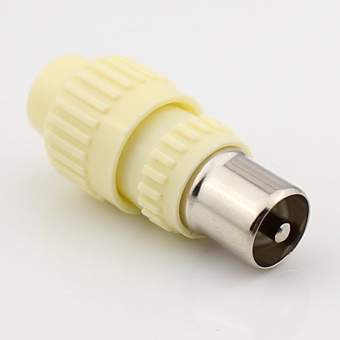 Copper cable plug-free RF plug RF wire connector SYWV75-5 cable Bamboo joint head