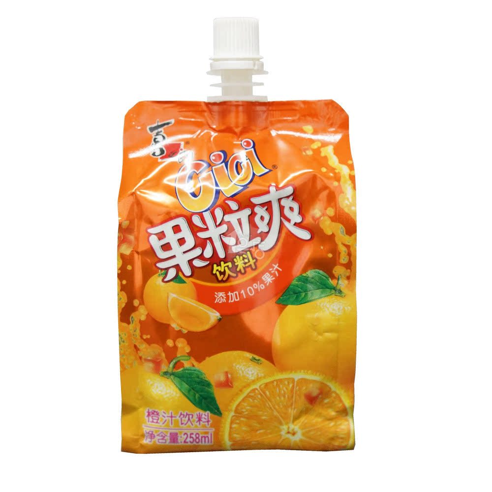 喜之郎 果粒爽饮料(香橙) 258ml