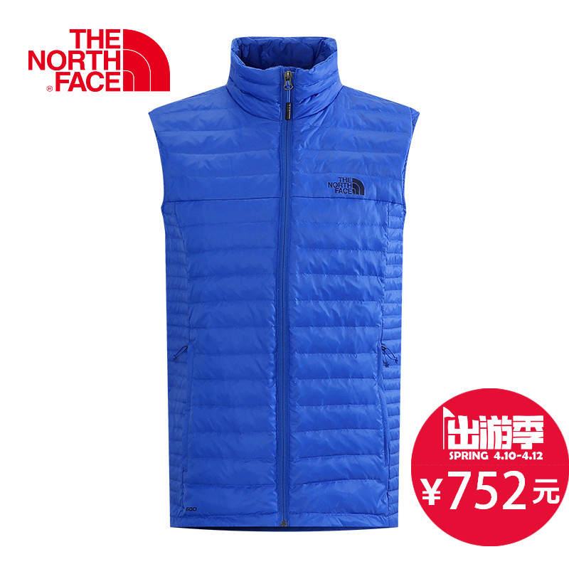 【2015秋冬新款】THE NORTH FACE/北面 男款羽绒马甲 CKZ7