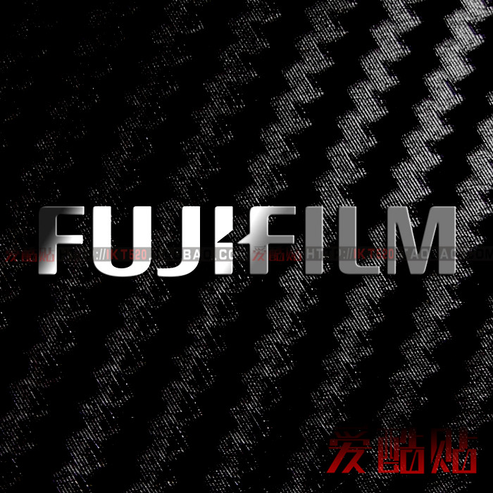 FUJIFILM logo Fuji logo metal sticker Lens cover Notebook SLR Camera DIY Decorative Sticker