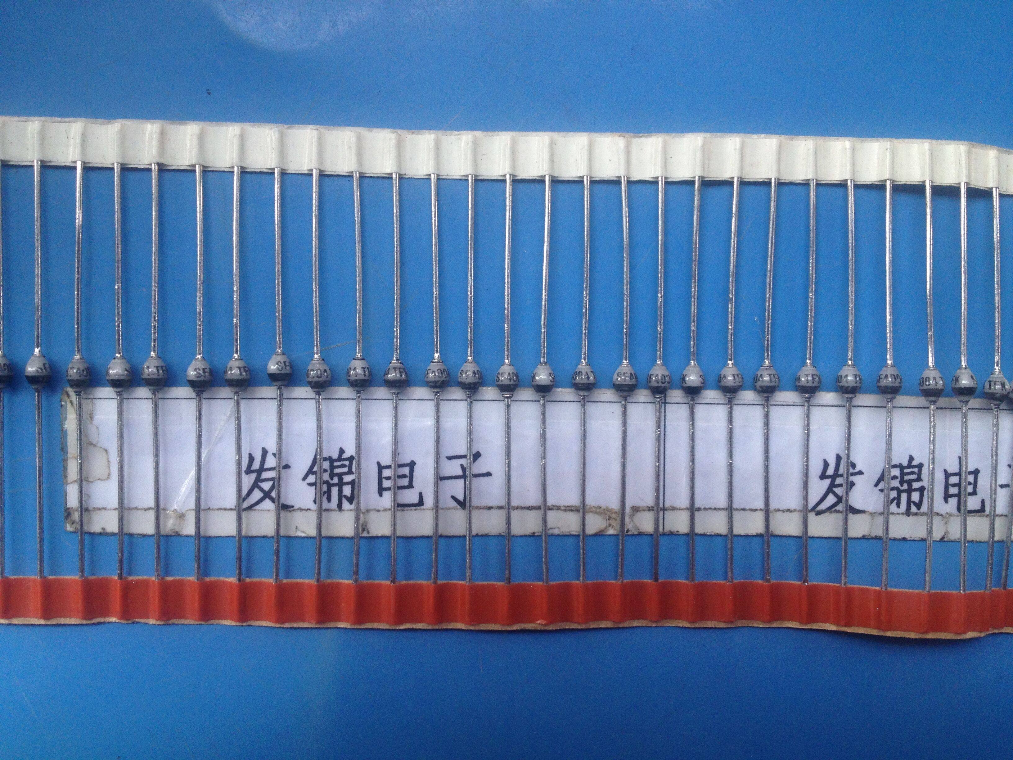 Imported SF4004 SOD-57 TEMIC De Lu Fenggen Glass Passivation Ultra Fast Recovery Diole