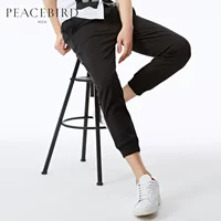 Hòa bình Bird Nam Cắt Quần Mùa Hè Chân Nhỏ Quần Chân Slim Fit 9 Quần BWGB62227 quần baggy nam