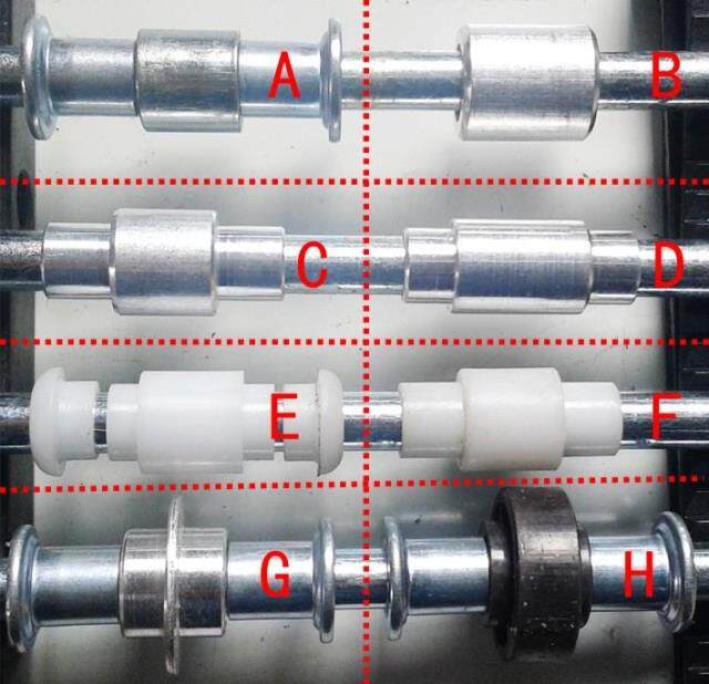 In-line roller skates Flat flower speed skating shoes Shaft sleeve Shaft core sleeve Three-section tube special ufo side plug