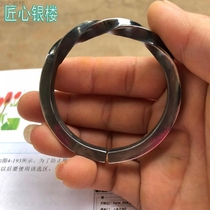 Reincarnation sterling silver bracelet S999 Mobius ring solid bracelet Viking war bracelet men and women lovers custom old