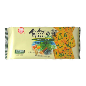 中祥 自然紫菜苏打 140g台湾官网直邮进口