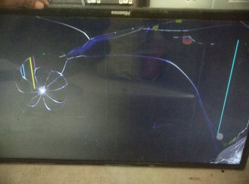 Haixin HD315DH-F11 backlight light strip screen edge slat module screen line broken screen dismantling machine