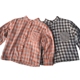 Mùa xuân và mùa thu mới 2019 trẻ em trai và gái Nhật Bản cotton và lanh Nhật Bản được giặt bên trong áo sơ mi kẻ sọc dài tay cho bé - Áo sơ mi áo sơ mi bé trai mùa đông Áo sơ mi