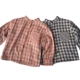Mùa xuân và mùa thu mới 2019 trẻ em trai và gái Nhật Bản cotton và lanh Nhật Bản được giặt bên trong áo sơ mi kẻ sọc dài tay cho bé - Áo sơ mi đồ trẻ em Áo sơ mi