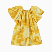 Clear Ultra Violet Kids Girl Short Sleeve Dress