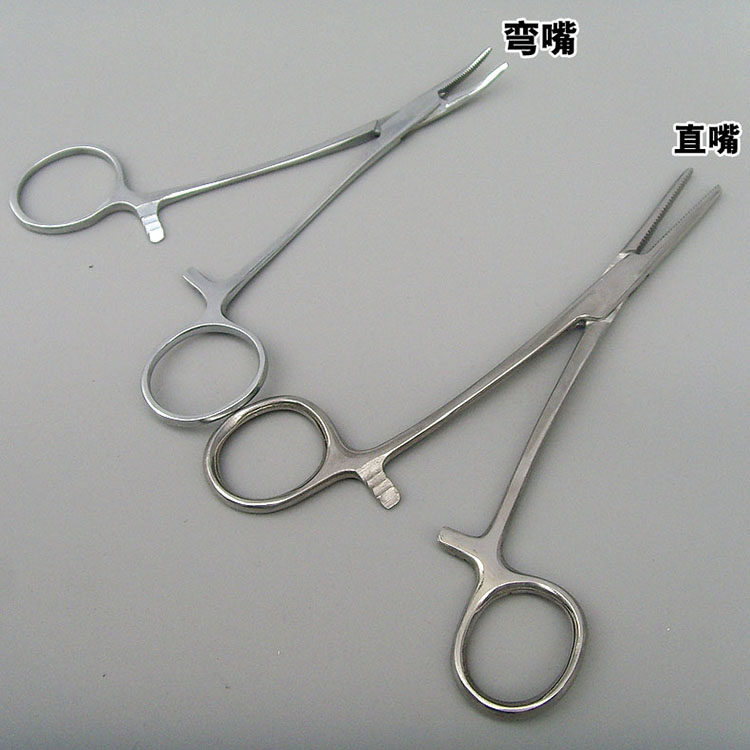 Stainless steel tourniquet pliers haircut Zhangjiagang Elbow straight head cupping jars with fishing hook pliers cupping supplies