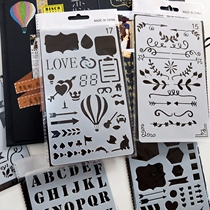 Theme lace ruler diy handmade photo album drawing template drawing drawing drawing hollow tool material decoration accessories