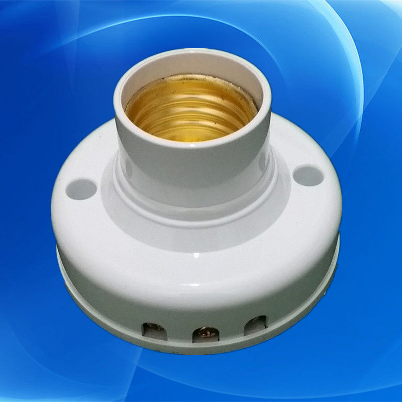 Three-wire with fire control sound and light delay lamp holder lamp holder switch connected to incandescent lamp energy-saving lamp LED lamp