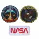 NASA Cơ quan Vũ trụ Hoa Kỳ thêu hàng loạt băng đeo tay Velcro ba lô STS ​​khám phá tàu vũ trụ dán đầy đủ