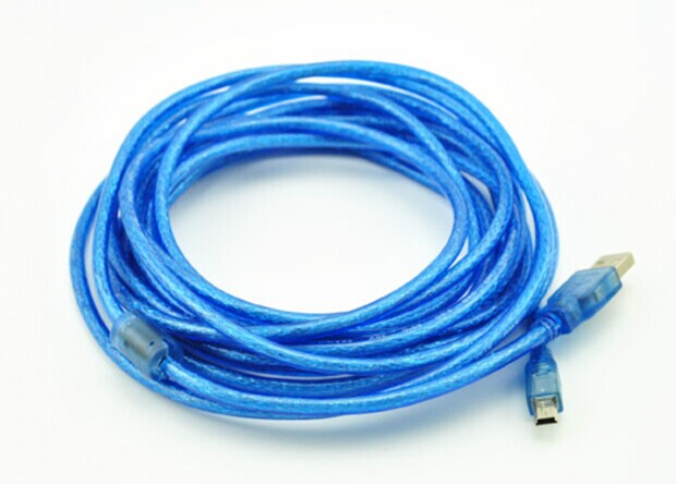 1 5 m 3 m 5 m blue old USB-to-T-type line with hard disc phone camera Mini data charging line