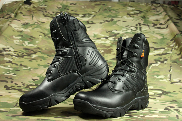 7GEAR Black color High Help Delta Tactical boots Boots Desert Boots Side Zipped speed off 2nd floor Pippa-Taobao