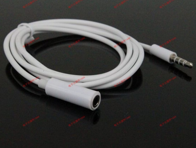 Headphone extension cable 3 5mm audio extension cable male to female 4 sections