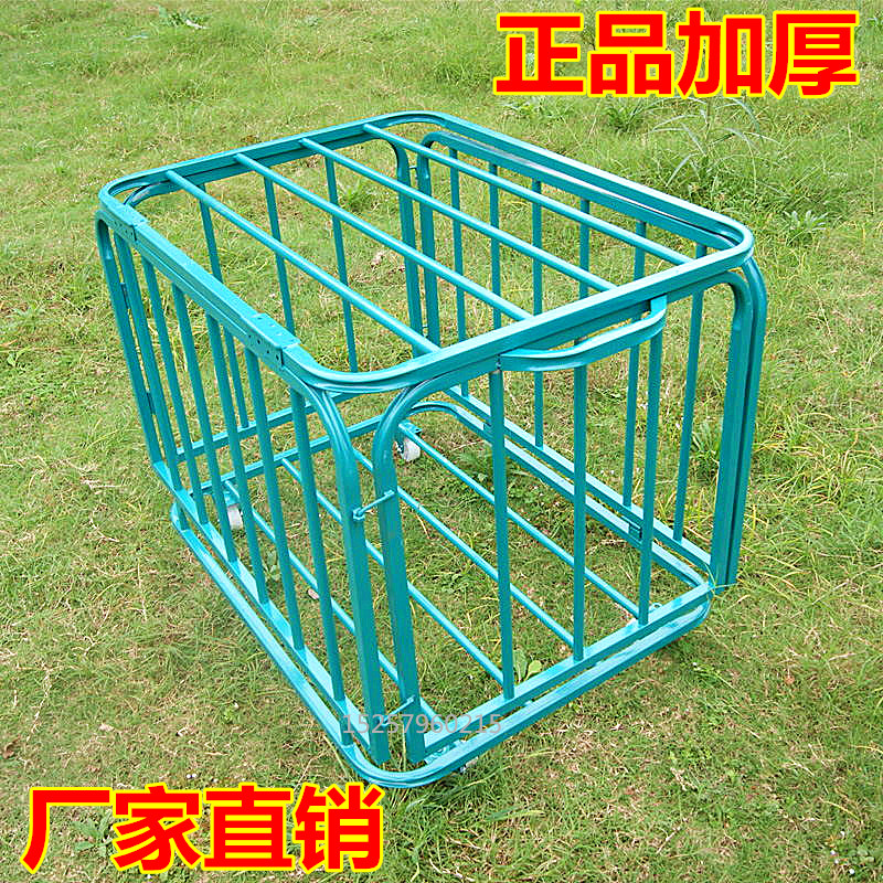 Special Price Basketball Stroller Basketball basketball Box Folding Mobile ball carts Ball class Accommodating Cart Football Basketball Preparation Equipment